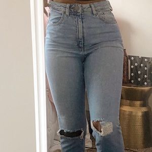 Asos LUXE high rise farleigh slim mom jean